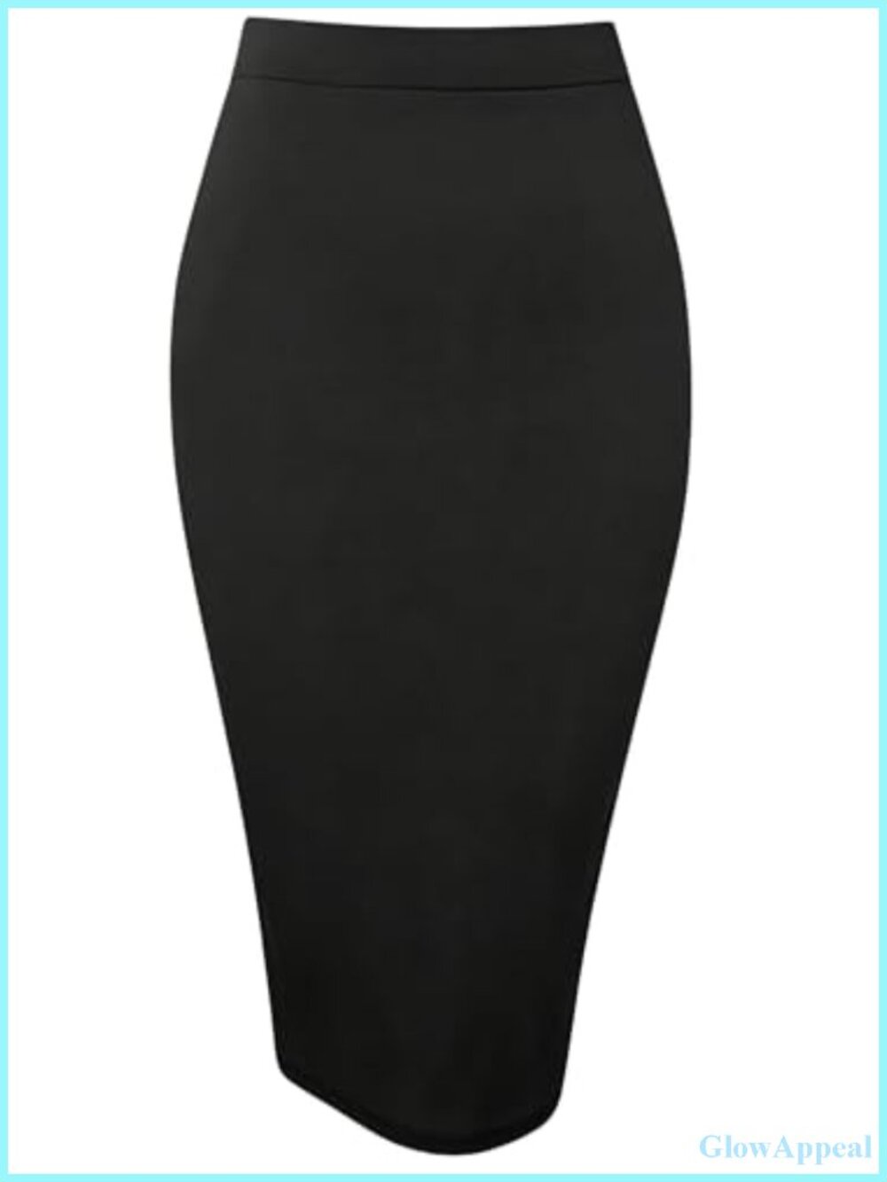 High Waist Bodycon Pencil Skirt Stretchy Viscose Elastane Women